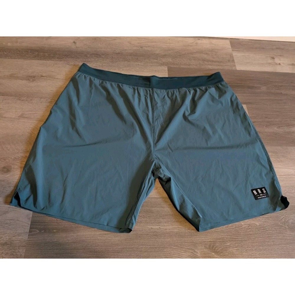 NRS Women‎ Size 40 Beda Board Shorts Green Mediterranea Drawstring